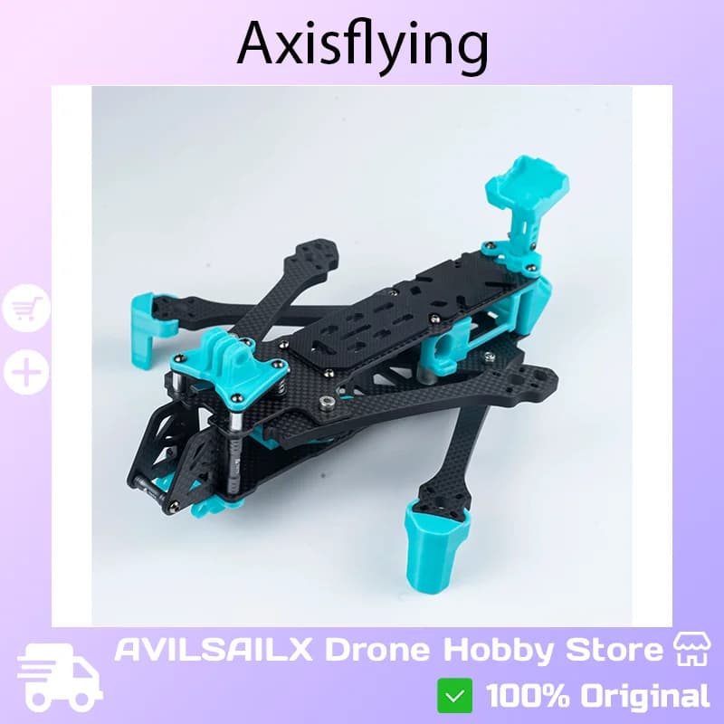 Axisflying KOLAS7 7" Foldable Long Range FPV Drone Frame Kit 298mm Wheelbase