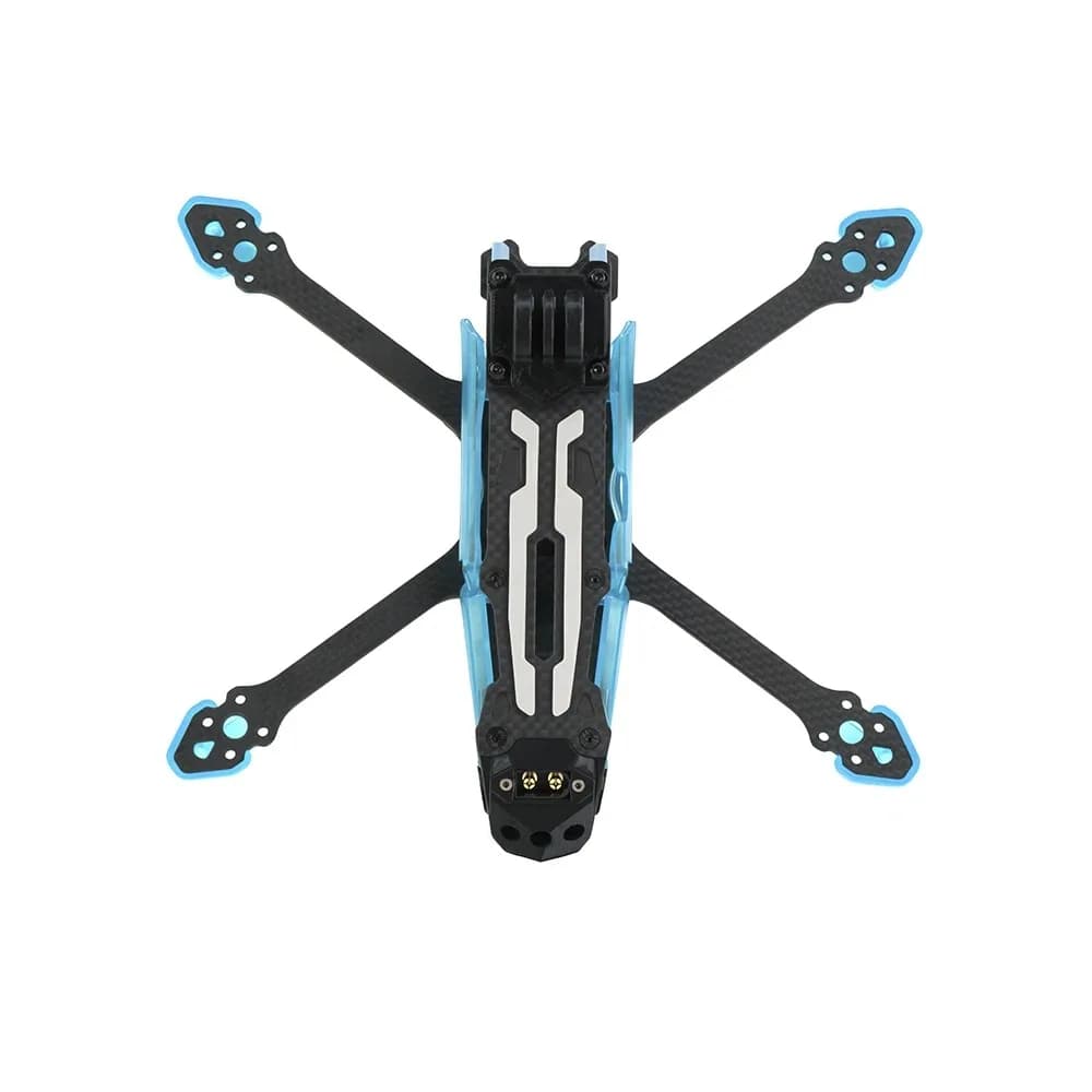Axisflying Manta 5 SE V2 Kit, 5 Inch Squashed X FPV Racing Freestyle Drone Frame for Long Range & Acro Flying 6