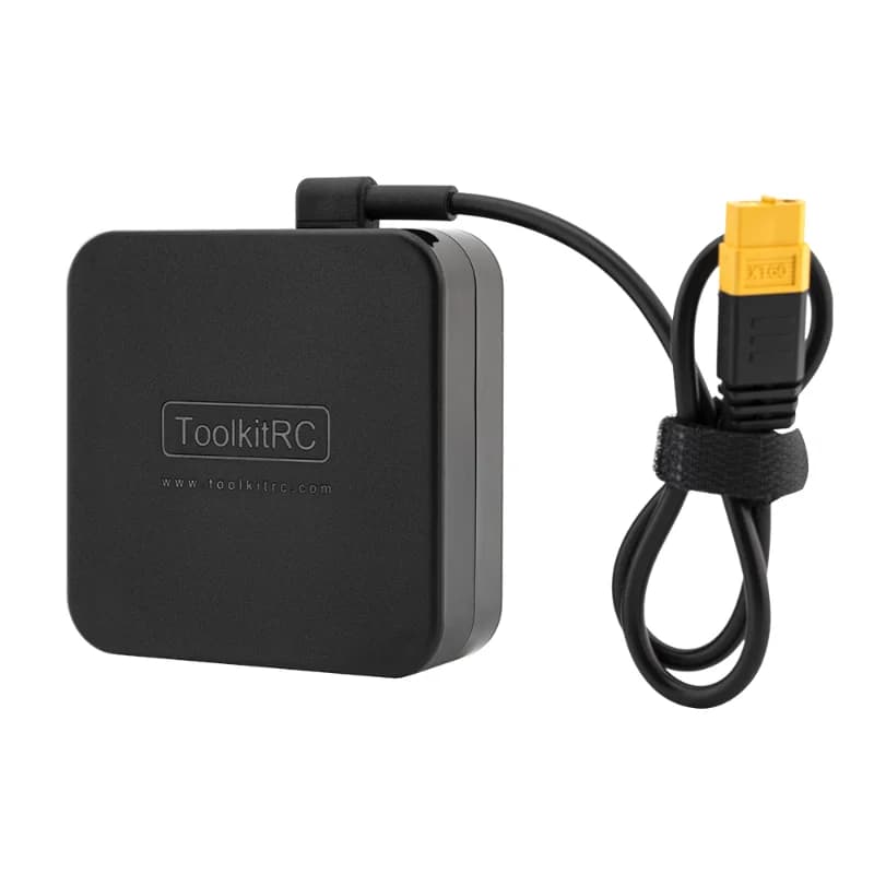 ToolkitRC ADP100 Power Supply Unit Adapter For Rc FPV Car Lipo LiHV NiMh Battery Balance Charger XT60 Output 5