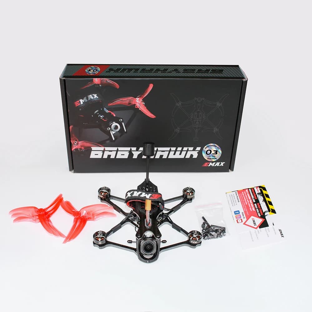 EMAX Official Babyhawk O3 Air Unit 3.5Inch 4S 3700KV FPV Drone BNF PNP 4K HD Drone Quadcopter With Camera RC FPV Drone New 6