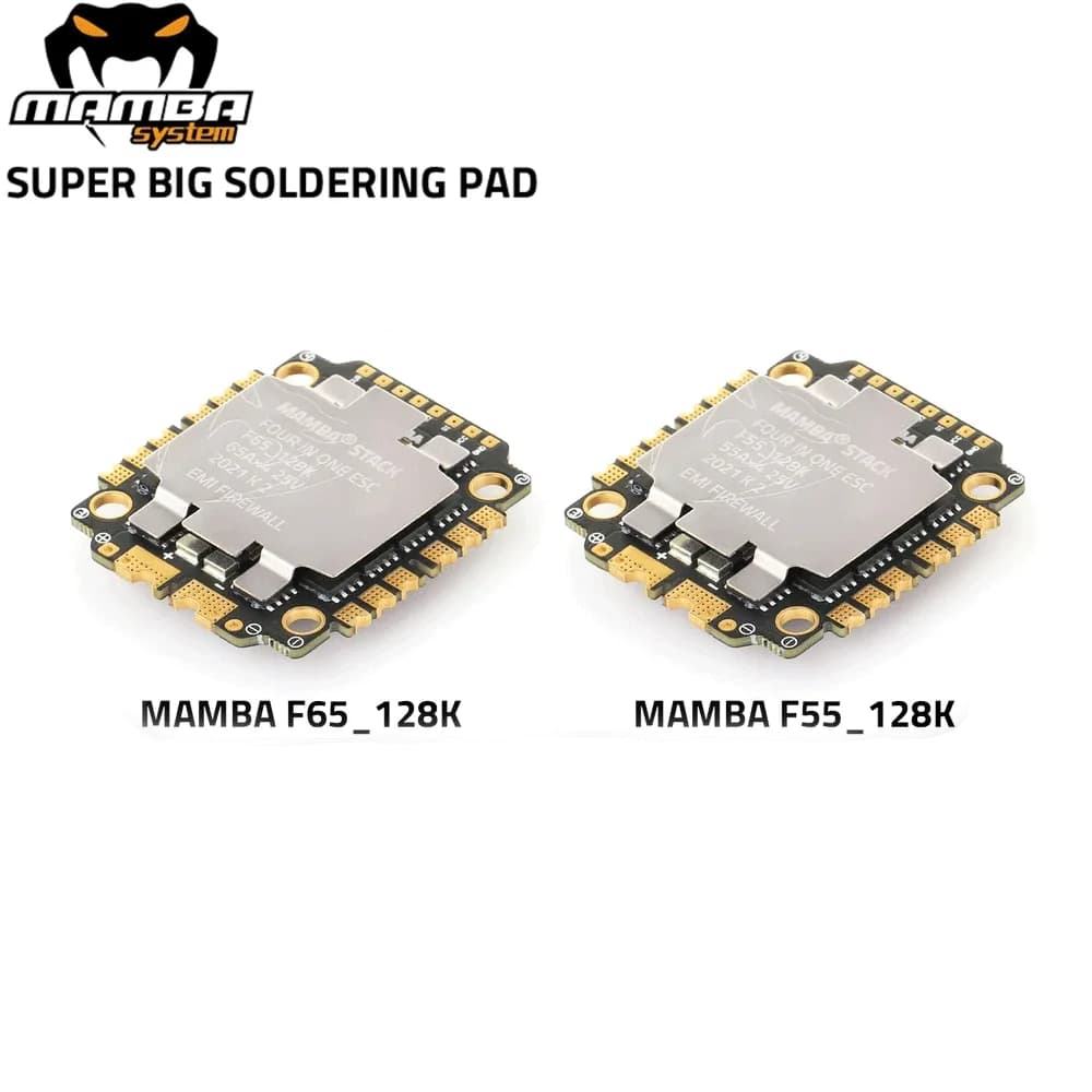 DIATONE MAMBA F55 / F65_128K AM32 4in1 ESC Dshot 300-600-1200 Installation 30.5x30.5mm / M3 4-6S For RC FPV Racing Drone Parts