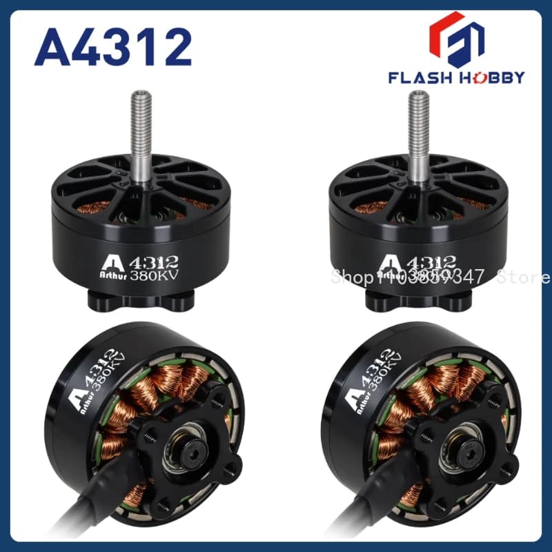 FLASHHOBBY Arthur A4312/A4314/A4315 Racing Motor 380KV 700KV Brushless Motor A4320 High Power FPV For RC Drone