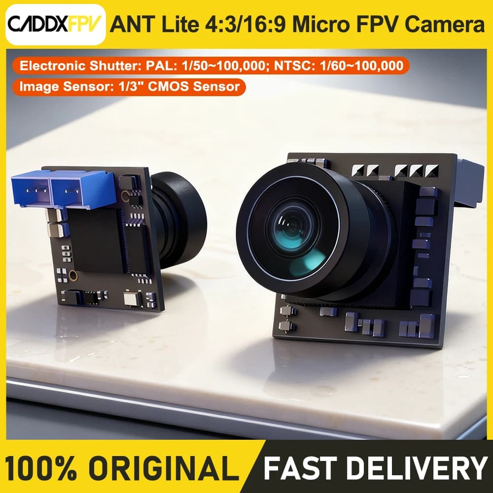 CADDX ANT Lite 4:3 FPVCycle Edition 1200TVL FOV165 Global WDR PAL/NTSC Switchable Micro FPV Camera for FPV Racing Tinywhoop