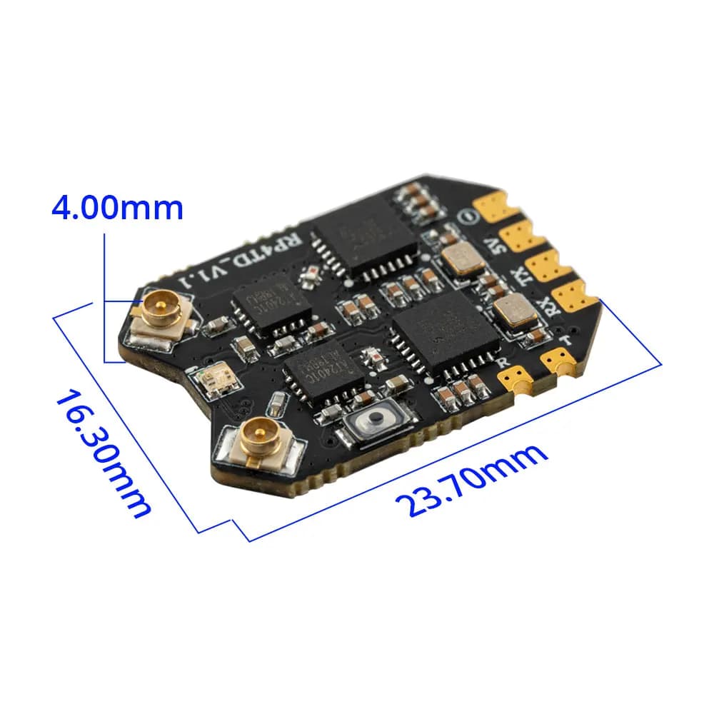 RadioMaster RP4TD ExpressLRS 2.4GHz True Diversity Receiver Dual TCXO for FPV Drone and Fixed Wing 3