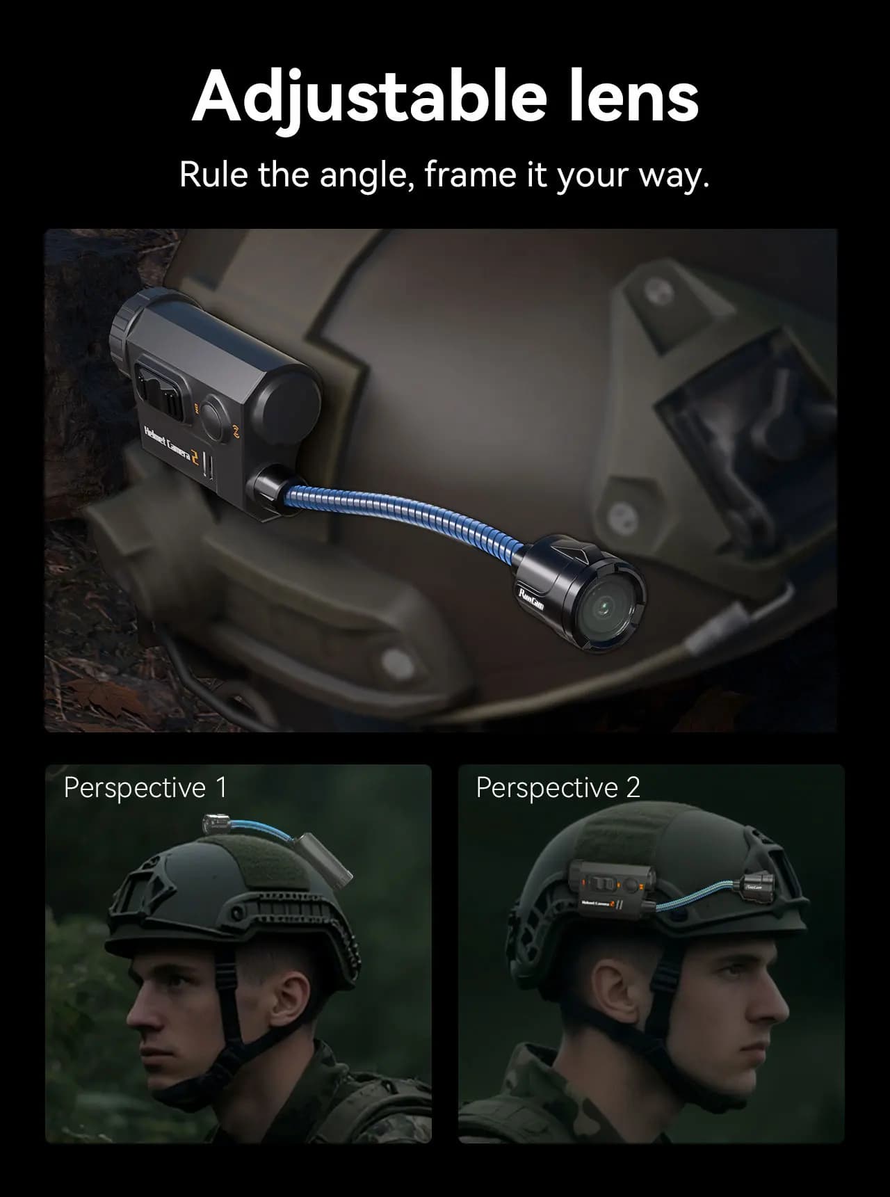 RunCam Helmet Camera 2 Helmetcam2  Night Recording Adjustable Lens Video Action Camera Repair Parts 6