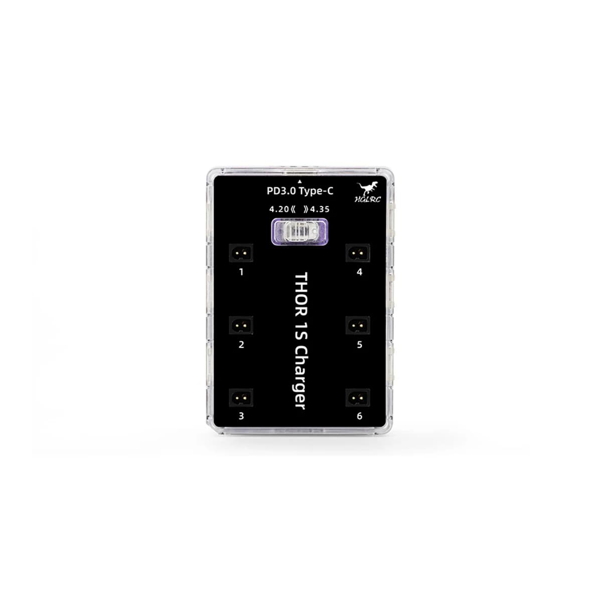 1s 6-way Parallel Charging Board Lipo/lihv Charger Hglrc Thor 1s Charger V2 Compatible With Ph2.0 Bt2.0 A30 Mx20 Connector 3