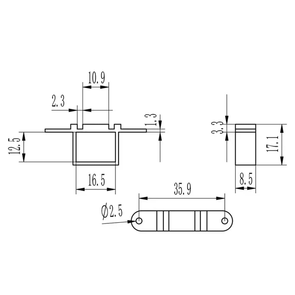 HappyModel Bassline 2S 2inch FPV Drone Carbon Frame Kit with Battery Tray Screws Pack  RC Tools 6