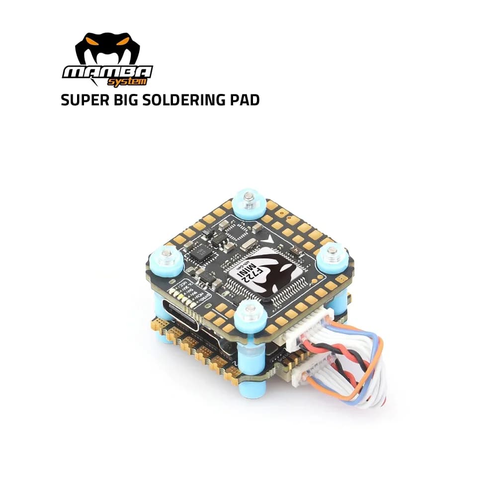 DIATONE MAMBA MK4 F722 MINI OSD Flight Controller W/ BLHeli_32 F40_128K ESC Dshot300/600/1200 3-6S for FPV Racing Drone 3