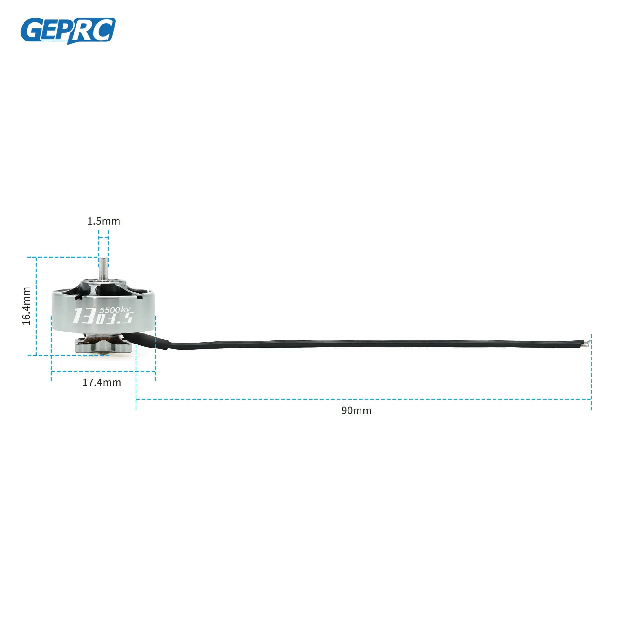 GEPRC SPEEDX2 1303.5 3800KV/5500KV Motor Suitable for 2″ Cinewhoop FPV Drones Cinelog20 for RC FPV Quadcopter Freestyle Drone 5