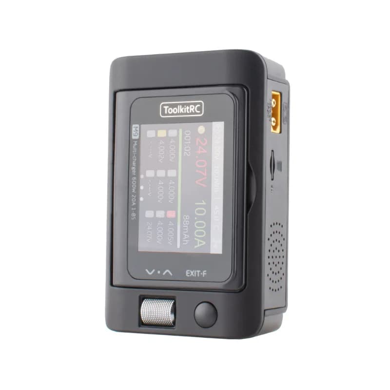 ToolkitRC M9 Lipo LiFe Battery Charger 600W 20A Smart USB Fast Charging with Audio Function for 1-8S RC Model Batteries 5