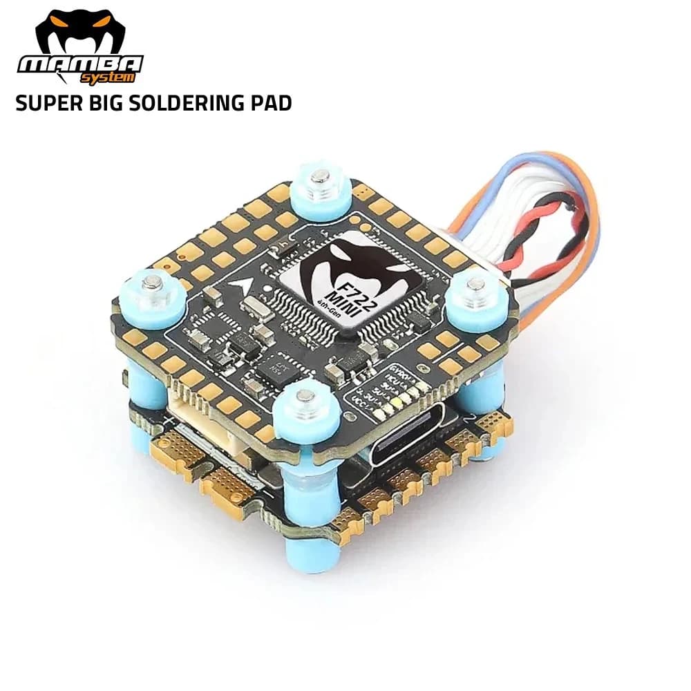 DIATONE MAMBA MK4 F722 MINI OSD Flight Controller W/ BLHeli_32 F40_128K ESC Dshot300/600/1200 3-6S for RC FPV Racing Drone Parts 6