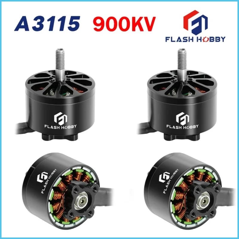 Flashhobby A3115 900KV Brushless Motor 6S LIPO for FPV Freestyle 9inch 10inch Long Range Cinelifter Drones RC Model