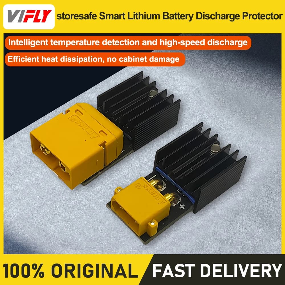 Vifly StoreSafe 2S-6S Lithium Battery Discharge Protector for Safe Storage Drone Crossing Battery Protection