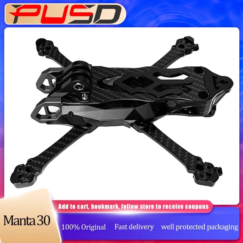 AXISFLYING Manta30 3 Inch FPV Frame 04 LITE Version Carbon Fiber Quadcopter Frame