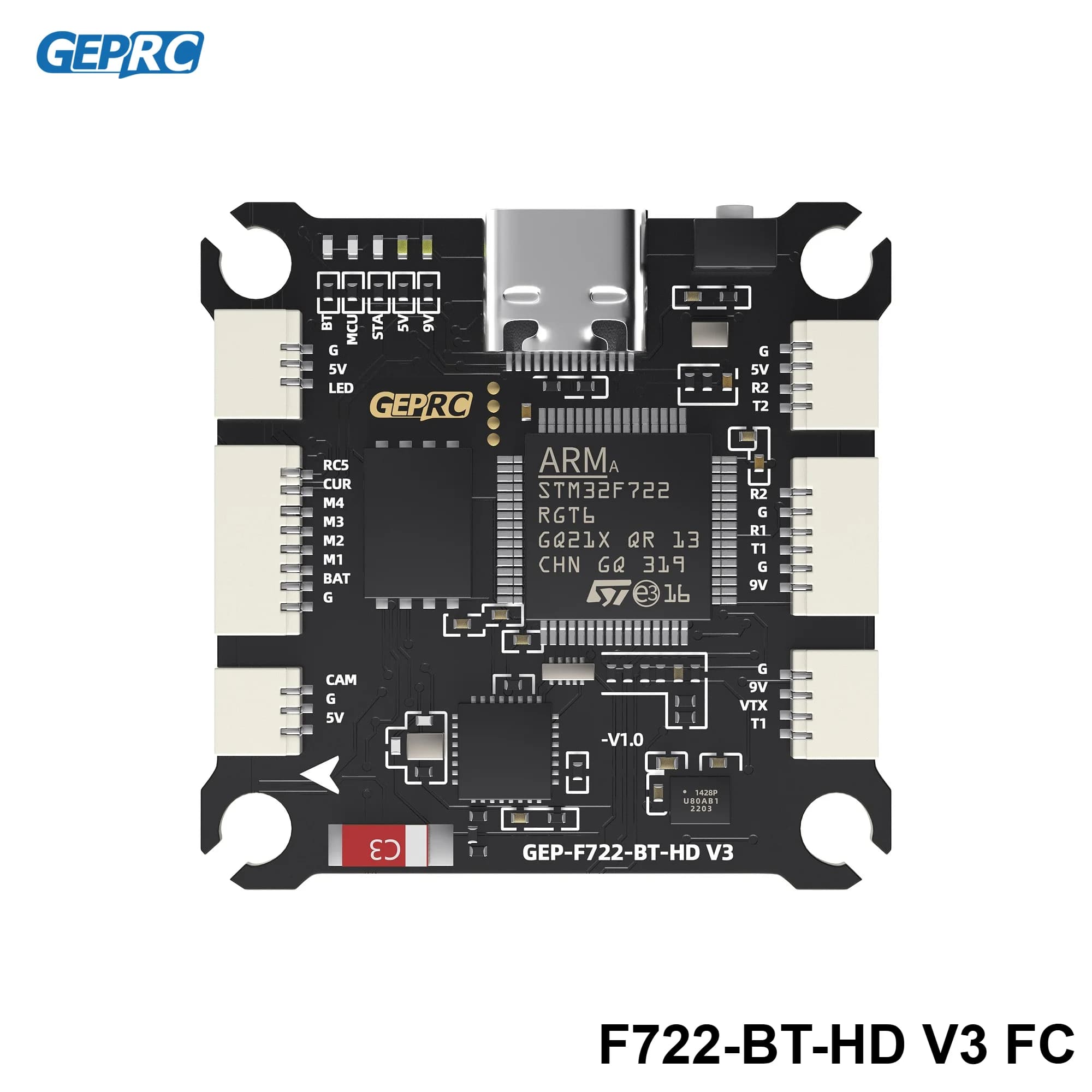 GEPRC TAKER F722 BT 32Bit 50A Stack GEP-BL32 50A 96K 4IN1 ESC Data Analyze Record Flight Barometer Racing FPV Drone 5