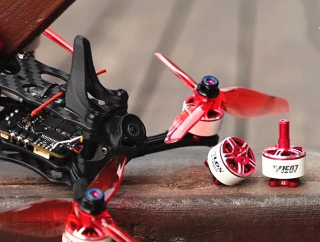 1pcs T-MotorVELOX V1507  1507 4S/6S  3-inch FPV Drone Brushless Motor for Cinewhoop RC Drone FPV Racing CineWhoop BetaFPV 4
