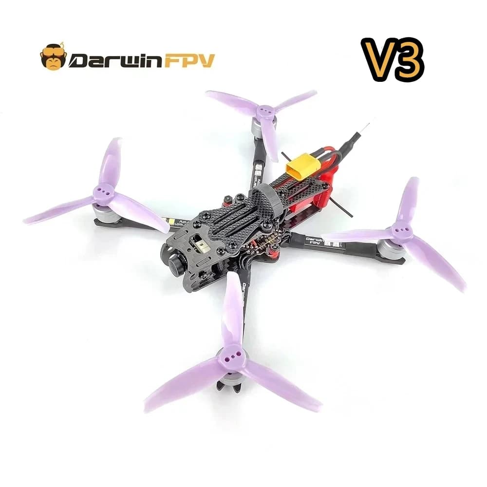 DarwinFPV Baby Ape Pro V3 3 Inch FPV Drone Quadcopters 142mm with Brushless Motor Caddx F4 AIO Flight Controller VTX Propeller 3
