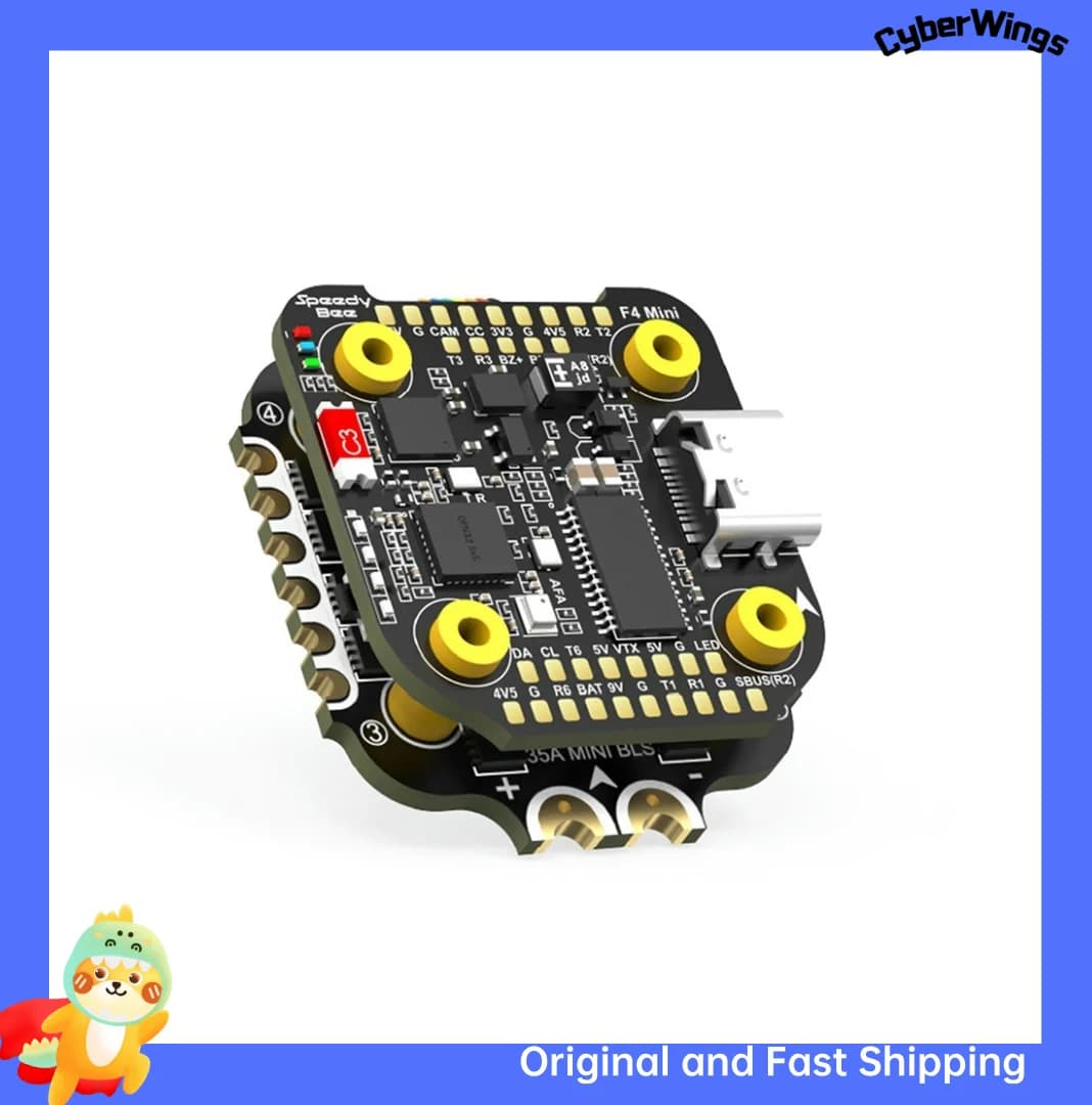 SpeedyBee F405 Mini Flight Controller BLS 35A ESC Mini V2 20x20 Stack for RC FPV Freestyle Racing 5