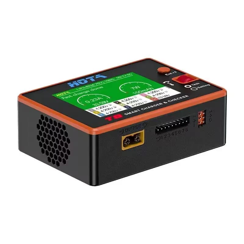 HOTA T8 Balanced Charger 1~85 650W 22A Model Aircraft Lithium Battery High Power Magnetic Multi Function 5
