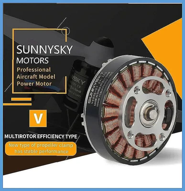 SUNNYSKY V4006 KV320 KV380 KV740 Brushless Motor Set for FPV Racing Drone Quadcopter 5