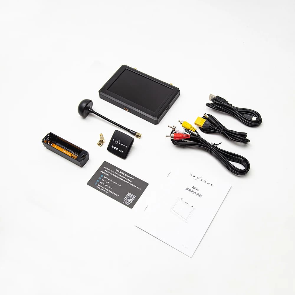 SKYZONE M5F 5-inch FPV 5.8Ghz 48CH Video Monitor With DVR For Racing Plane RC Quadcopter FPV Multicopter Part Monitor 6