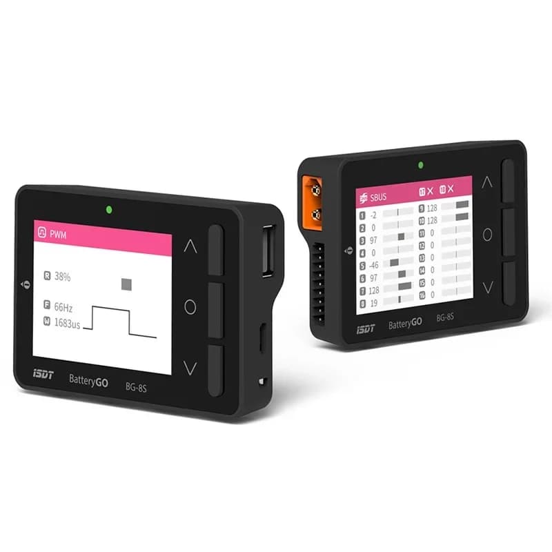 ISDT BattGo BG-8S Smart Battery Checker Balancer Receiver Signal Tester Quick Charge Function 3