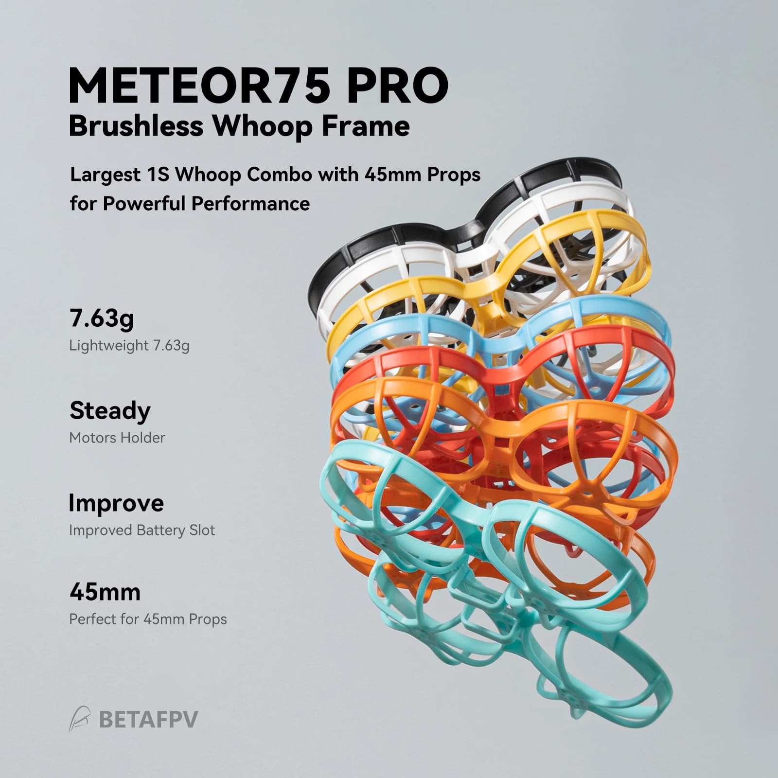 BETAFPV Meteor75 Pro Brushless Whoop Quadcopter 2026 5