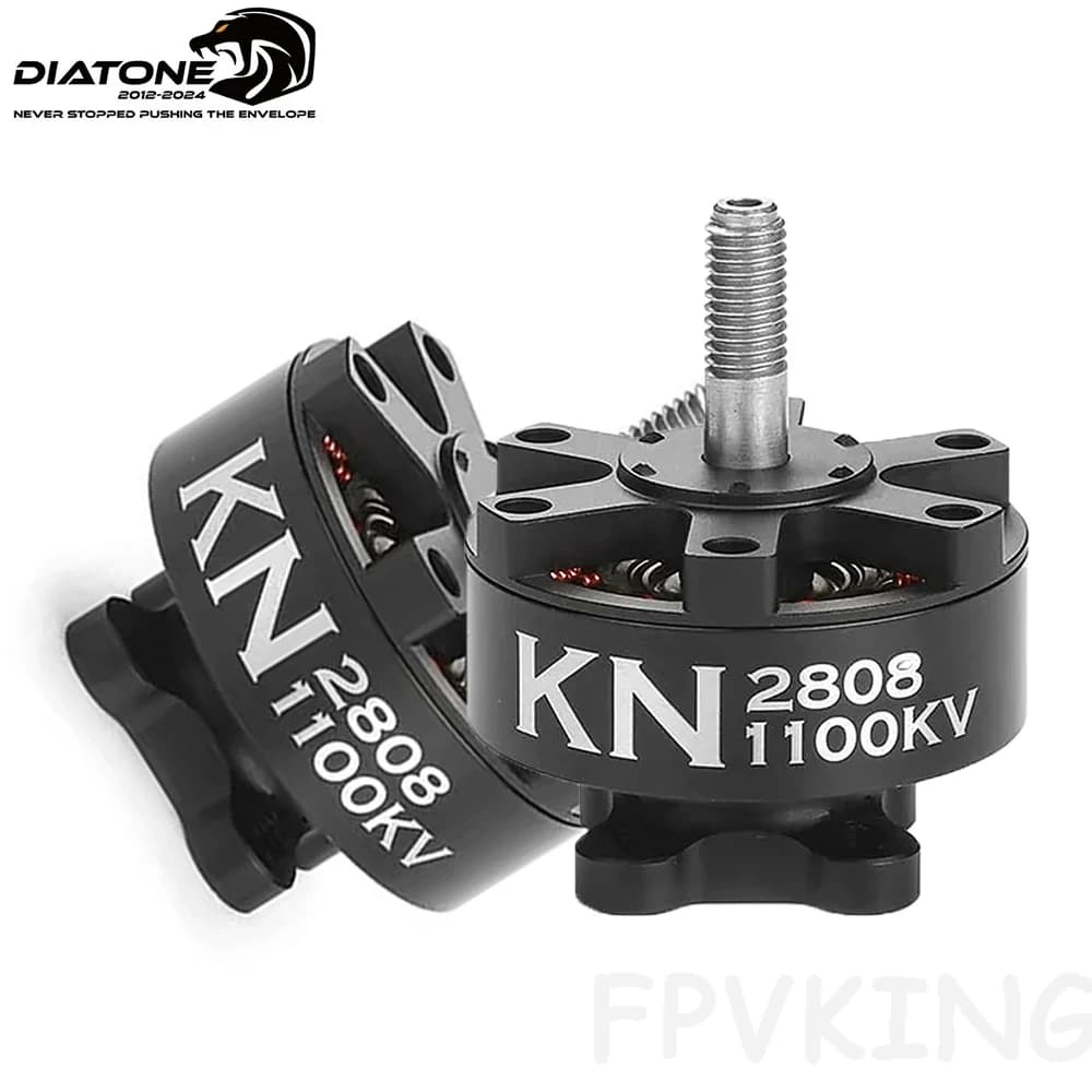 DIATONE MAMBA KN2808 1100KV Brushless Motor - 6mm Titanium Shaft for 7inch 4-6S RC FPV Racing Drone 2