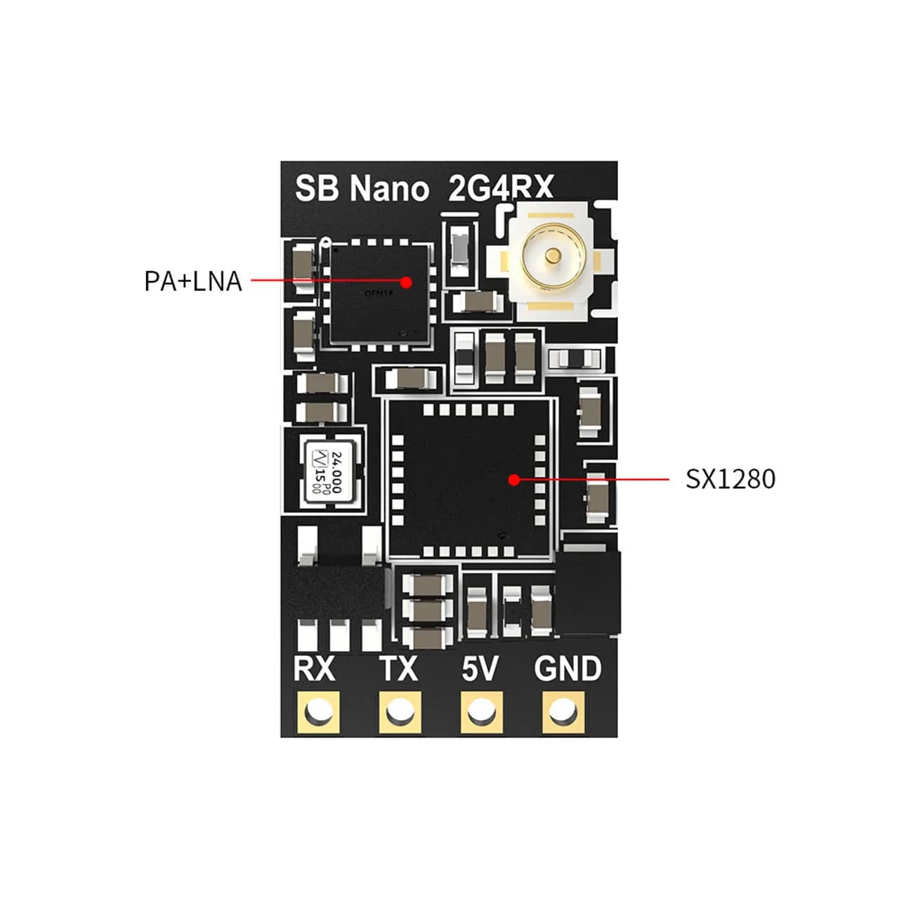 SpeedyBee Nano Receivers 2.4G 2.4G-TCXO ExpressLRS ELRS Receiver for FPV Freestyle Long Range Drones DIY Parts FPV 6