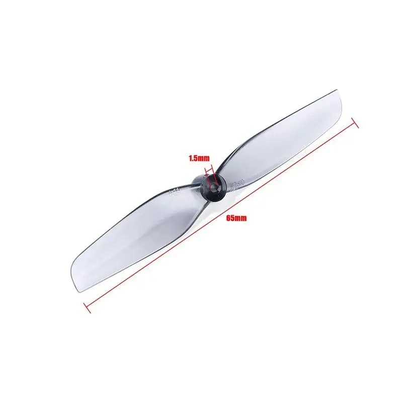 5Pairs/10PCS HQPROP T65MM 65mm 2-Blade T-Mount PC Propeller 1.5mm for FPV Freestyle 2.5inch Toothpick Cinewhoop Ducted Drone 4