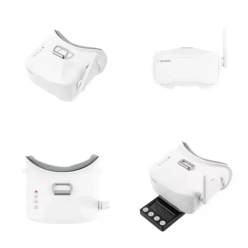 BETAFPV VR03 FPV Goggles for 5.8 GHz Simulated Image Transmission Racing with DVR Function Literadio 3 Radio and ELRS Beta