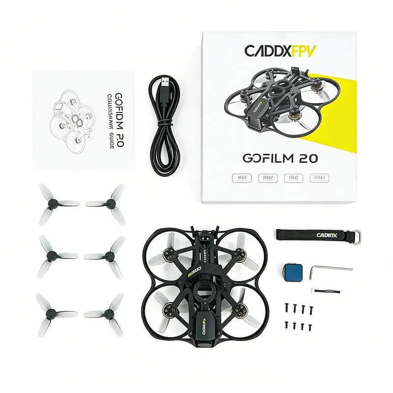 CADDX Gofilm 20 - 2inch 4K Starlight Quadcopter FPV Drone with Moonlight Kit
