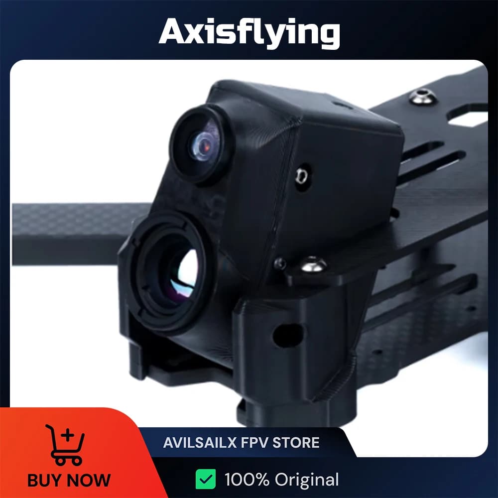 Axisflying Thermal FPV Camera with Dual Lenses for Day/Night, 384x288 640x512 256x192 Resolution