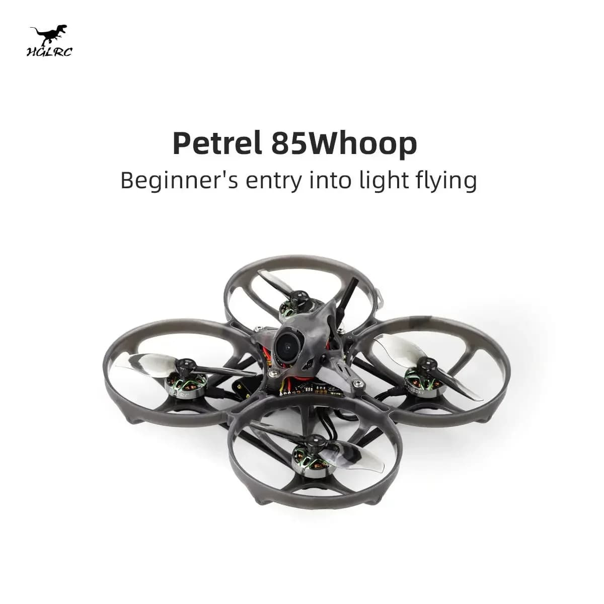 HGLRC Petrel 85Whoop 85mm Brushless Tinywhoop - SPECTER 10A AIO 1202.5 11000KV 2S LIPO 2