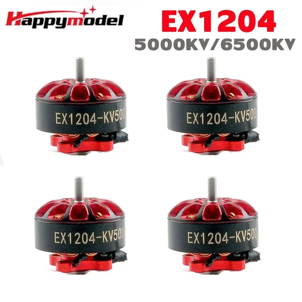 HappyModel EX1204 1204 Brushless Motor 5000KV 2-4S 6500KV 2-3S 1.5mm Shaft for 3 Inch Toothpick FPV Racing Drone 2