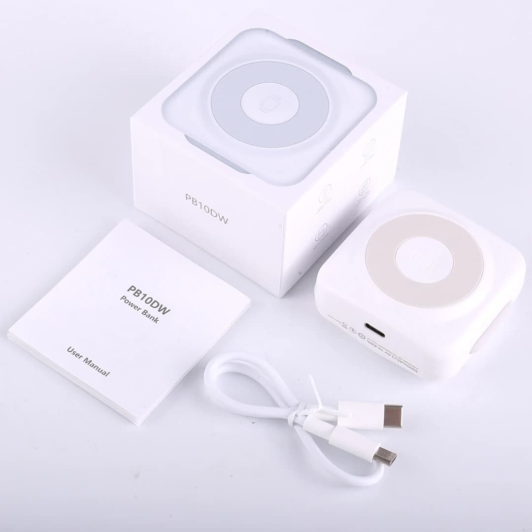 ISDT PB10DW Power Bank Wireless Dual-sided Fast Charging 2100mAh Magnetic Mini Portable Large Capacity Charger