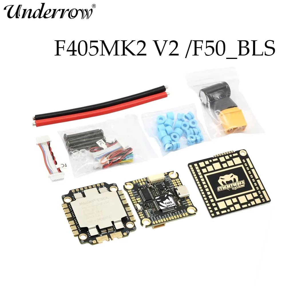 Diatone  MAMBA F405MK2 Betaflight Flight Controller w/F40 40A F50A 50A 3-6S DSHOT600 ESC for FPV Racing Drone RC Models