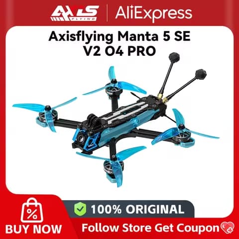 Axisflying Manta 5 SE V2  O4 Pro queshed X H743 FC 5 Inch Drone Freestyle for AE2207V2 1960KV 6S Motor RC FPV Quadcopter