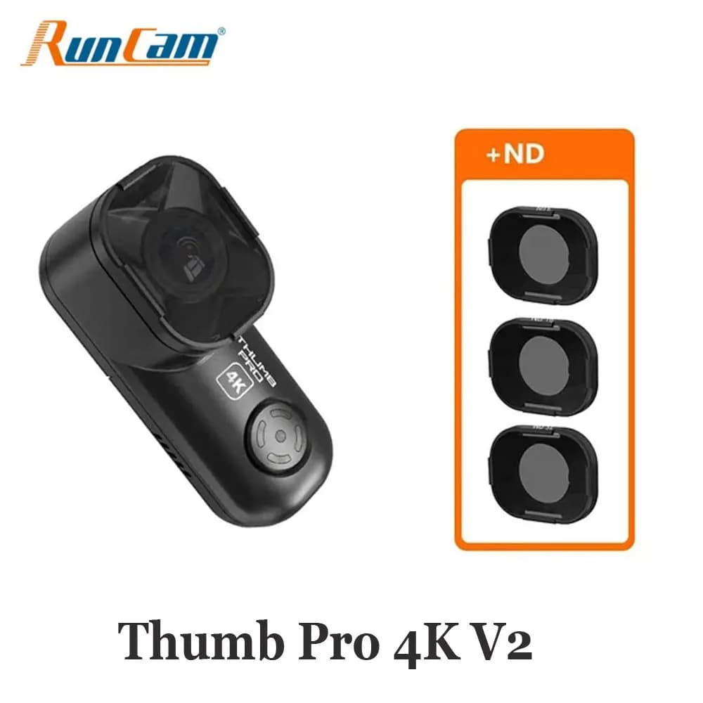 RunCam Thumb Pro 4K V2 New Version Bigger FOV HD Camera 16g Bulit-in Gyro Filter FPV Camera for FPV Racing Recording