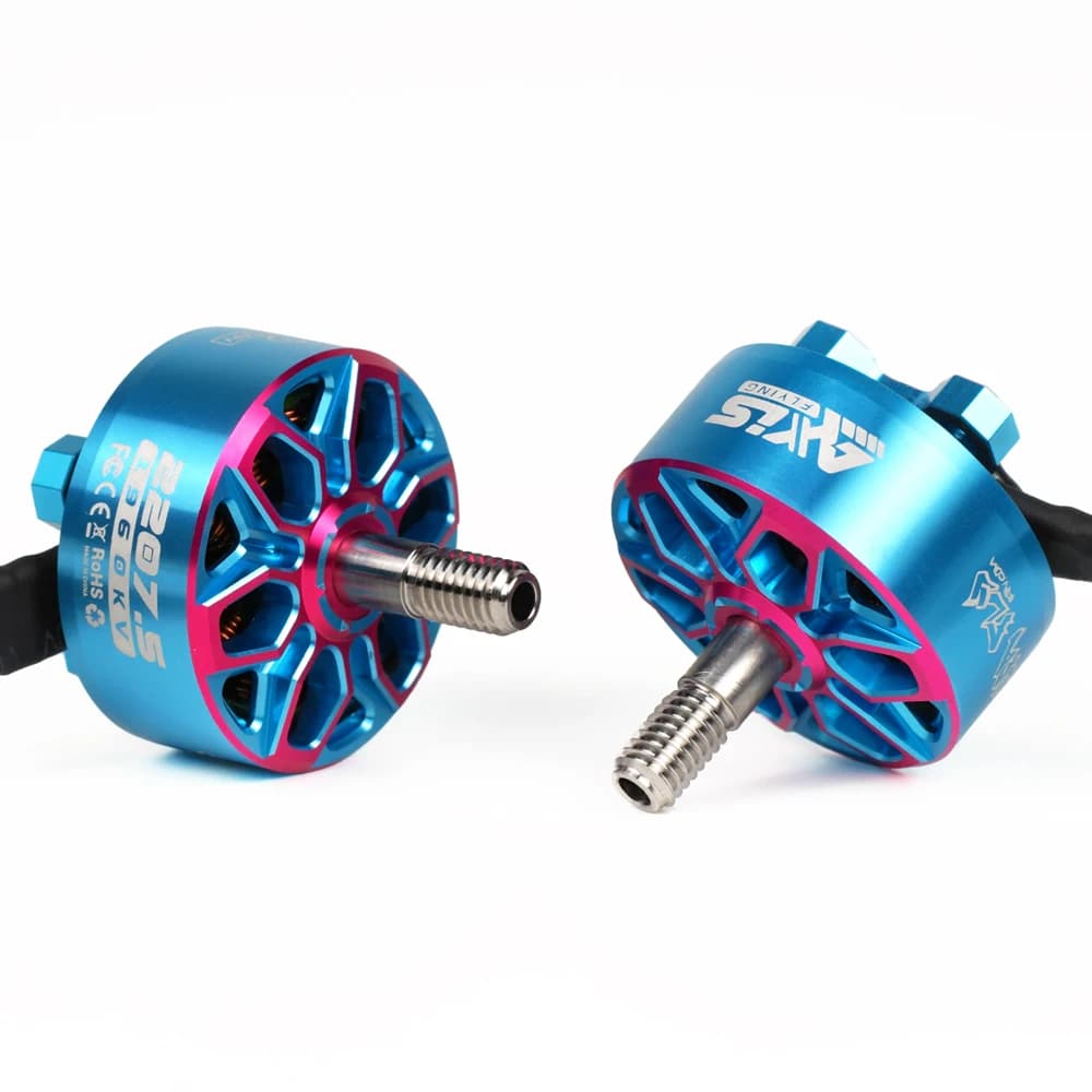 Axisflying Motor Brushless bando 2207.5 6S 1960KV for FPV Freestyle 5inch Cinewhoop Cinematic Drone DIY Parts 5
