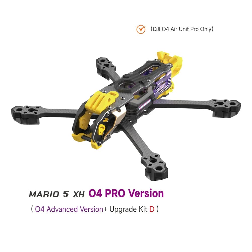 SpeedyBee Mario 5 Mario5 Frame O4 DC/ XH 227mm/XH 226mm 3K Carbon Fiber FPV Frame Kit 5