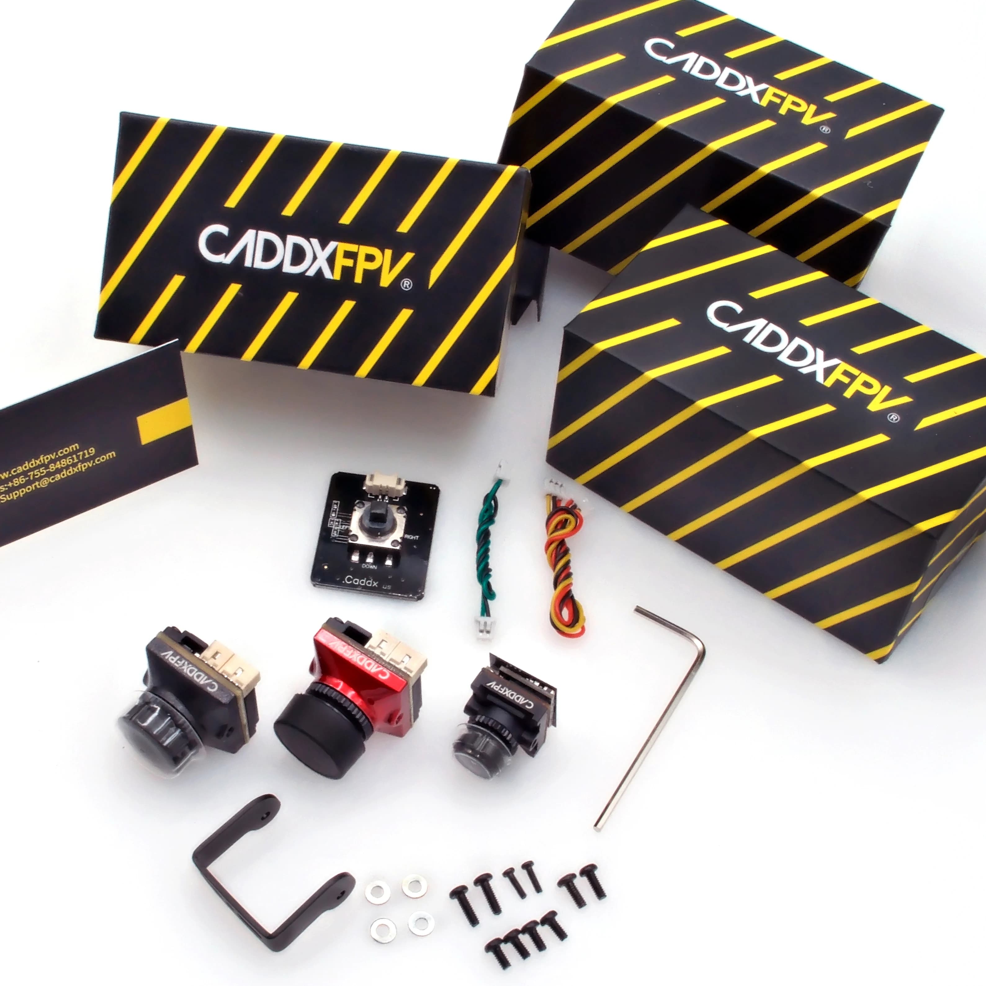 Caddx Ratel 2 V2 FPV Camera Ratel2 2.1mm Lens 16:9/4:3 NTSC/PAL Switchable With Replacement Lens For FPV Camera Drone