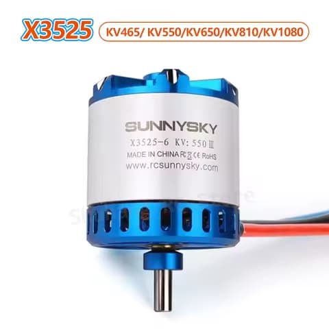 SUNNYSKY X3525 III KV465 KV550 KV650 KV810 KV1080 Brushless Motor for RC Drone