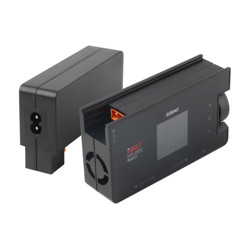 ISDT 608AC AC 50W / DC 200W Smart Battery Charger Discharger With EU/US Plug for 1-6S LiFe Lilon LiPo LiHv 1-12S Pb 1-16S NiMH 4