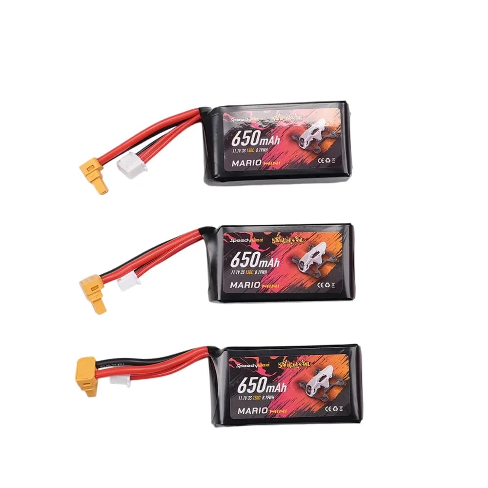 SpeedyBee for FPV  Mario Mini25 3S 150C 650mAh Battery Co-branded New Freestyle Racing DIY Parts 6