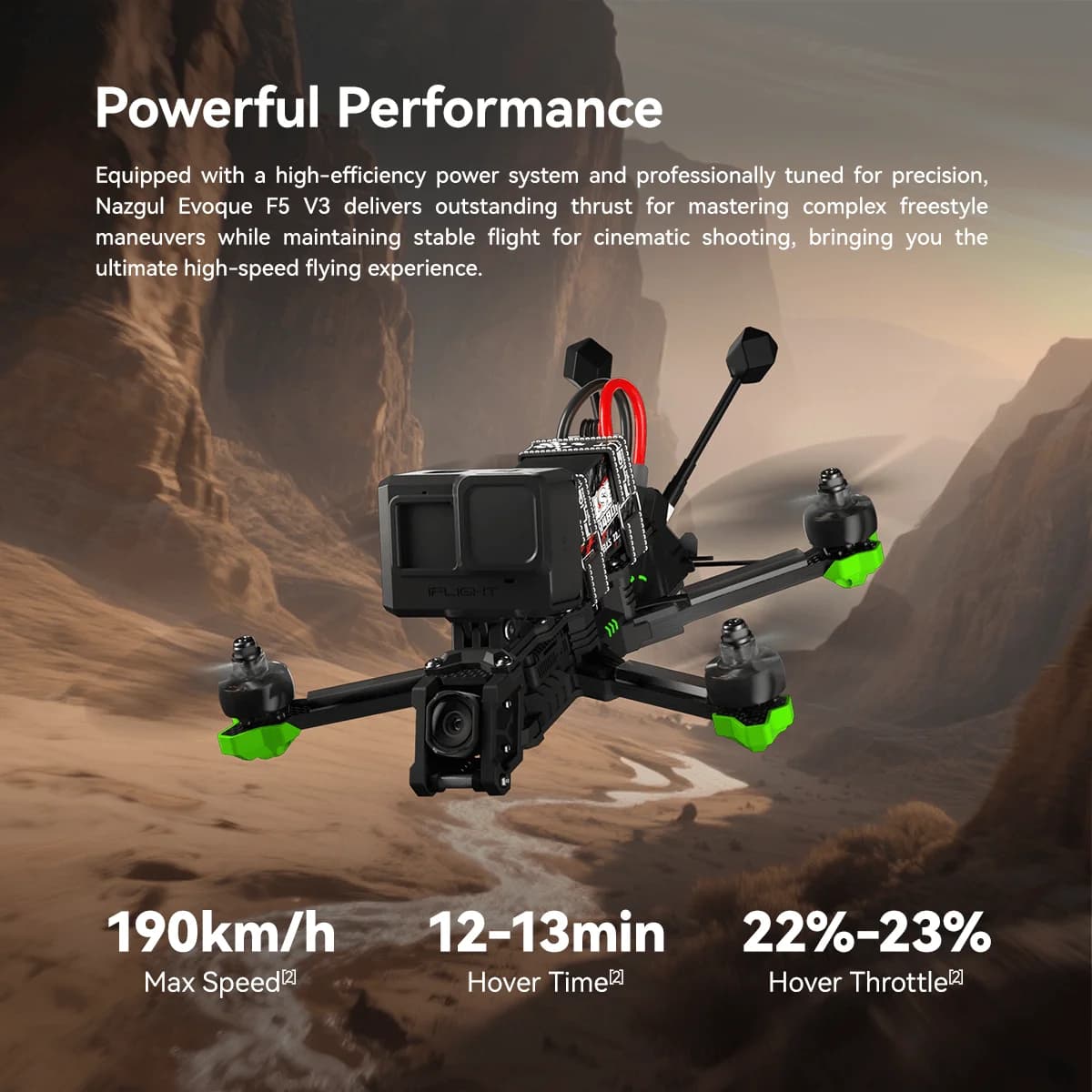 iFlight Nazgul Evoque F5D V3 6S HD FPV Drone BNF O4 Air Unit Pro DC/X Dual Geometry Flexible Switching 5inch Freestyle FPV Drone 3