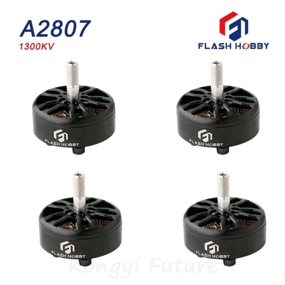 FLASHHOBBY SHRKE A2807 2807 6S 1300KV 4PCS Brushless Motor for FPV Freestyle 7inch Long Range LR7 Drone RC Model 2