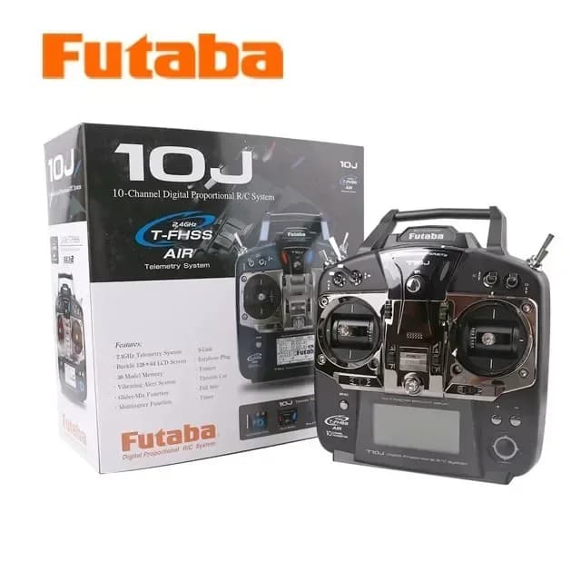 FUTABA T10J 10-channel Remote Control Set R3008SB Receiver  2.4GHz Radio System for RC Helicopter Multicopter 5