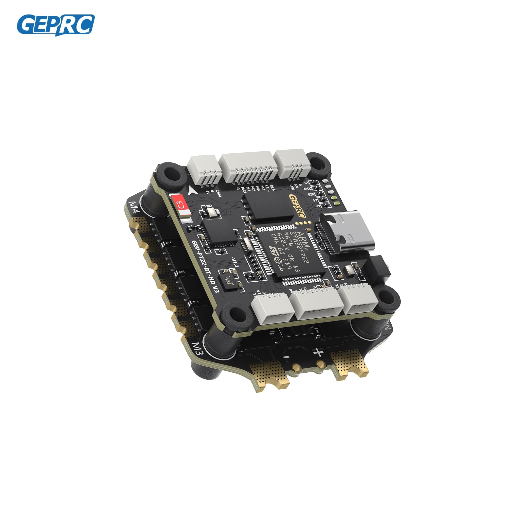 GEPRC TAKER F722 BT 8Bit 65A 60A 50A Stack 4IN1 ESC 512M Black Box 32Bit Data Analyze Record Flight Barometer Racing FPV Drone 5