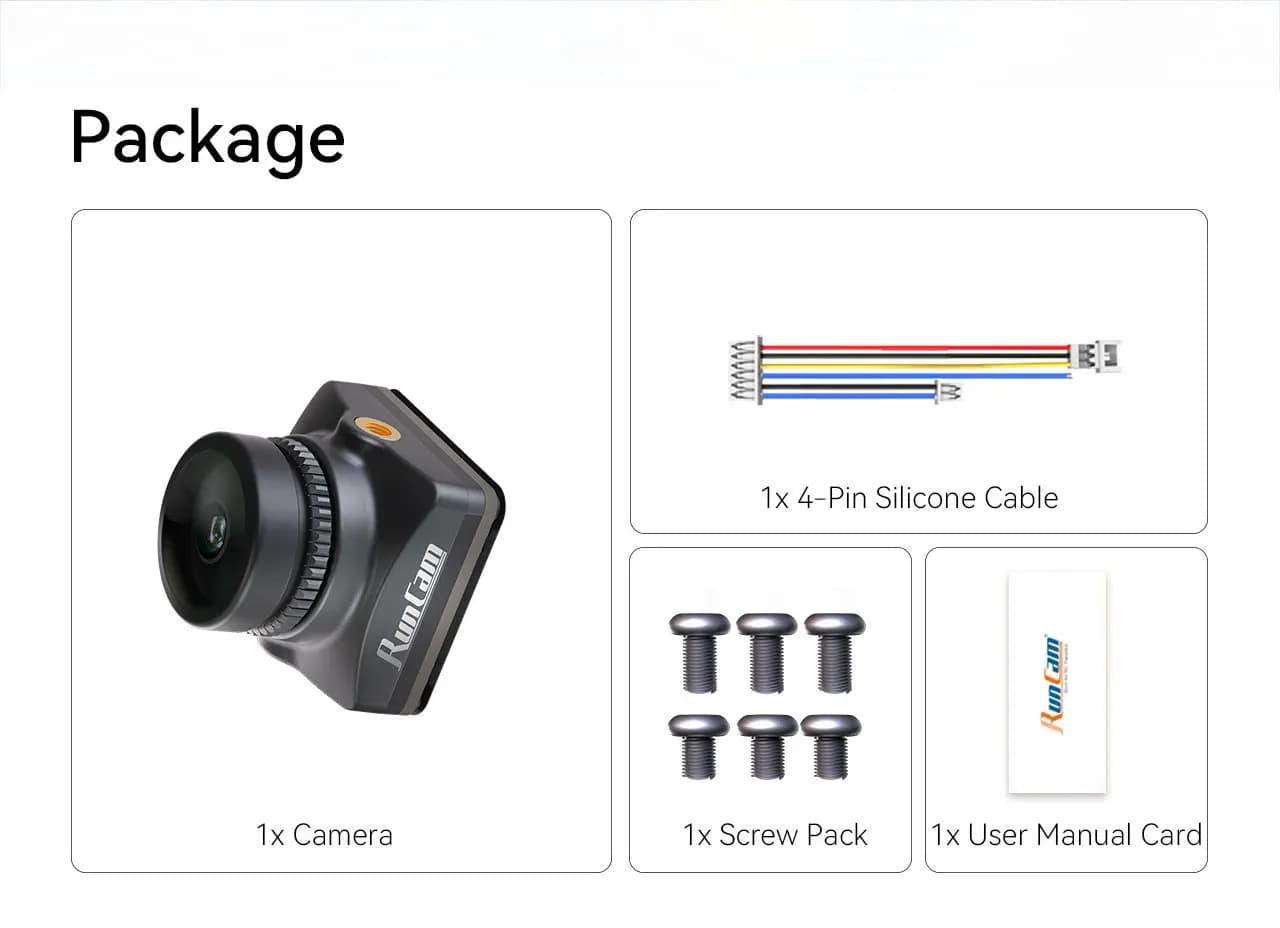RunCam New Camera Phoenix 2 SP V5 Upgraded Night Version View for Night and Low Light Flying 5